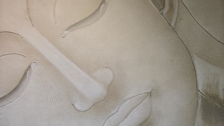 Druck auf Leinen - Buddhaface