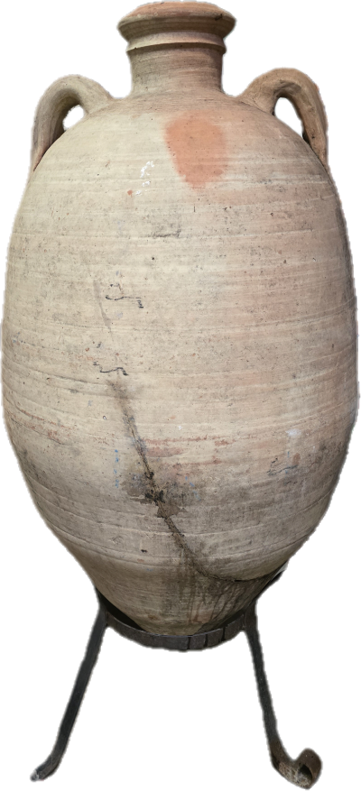 100 Jahre alte Olivenamphore