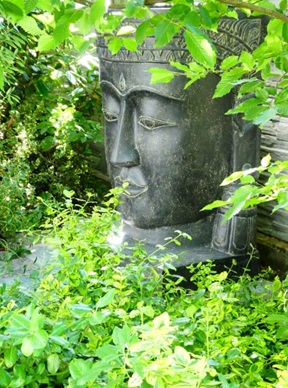 Asiabrunnen im Bambuswald